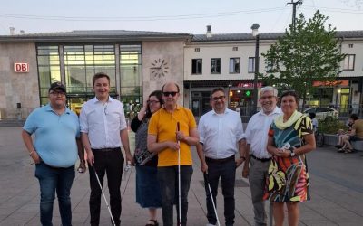 Belange von Blinden und Sehbehinderten in den Fokus stellen – Parteifreie/ÜWG besuchen Bayerischen Blinden-und Sehbehinderten Bund in Rosenheim